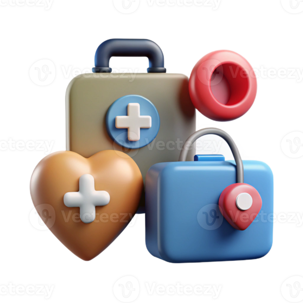 serene vintage Healthcare Professional Icon Set Cutout detailed png