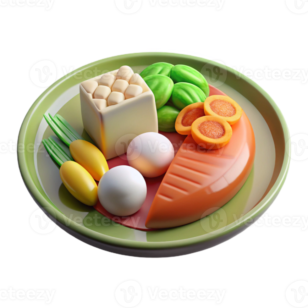 extraordinary contemporary Healthy Eating Plate with Balanced Meal Transparent exclusive png