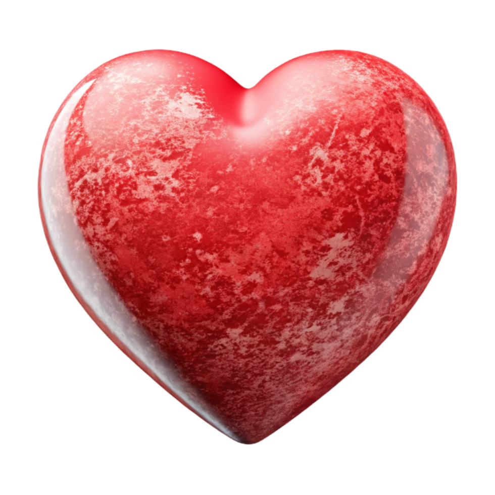 dramatic abstract Healthy Heart Icon Transparent Background Red premium png