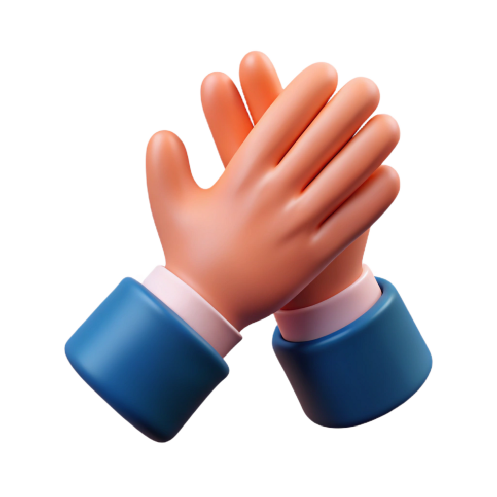 vibrant rustic Helping Hand Giving High Five Cutout Transparent Background exclusive png
