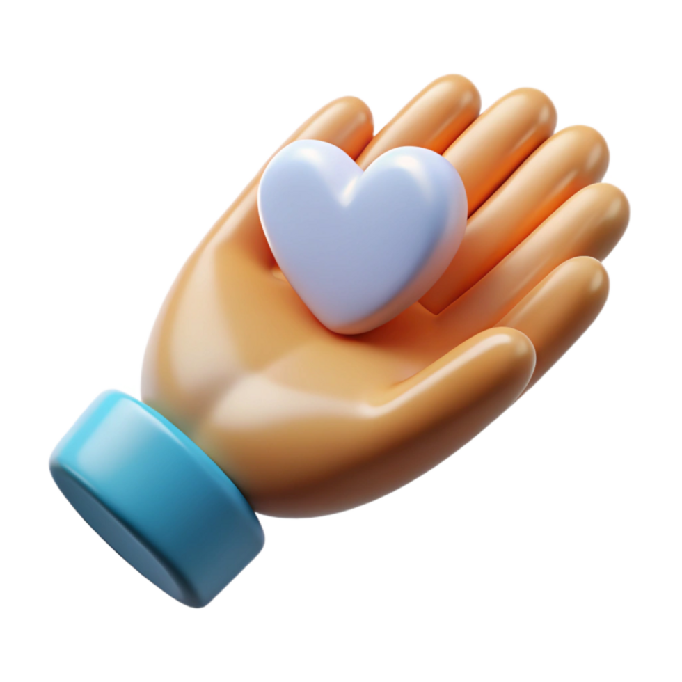 dramatic artistic Helping Hand Offering Support Cutout Transparent Background detailed png