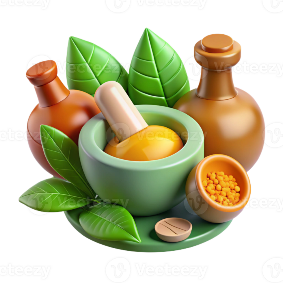 stunning classic Herbal Medicine Ingredients Flat Lay Cutout with Vibrant Colors exclusive png
