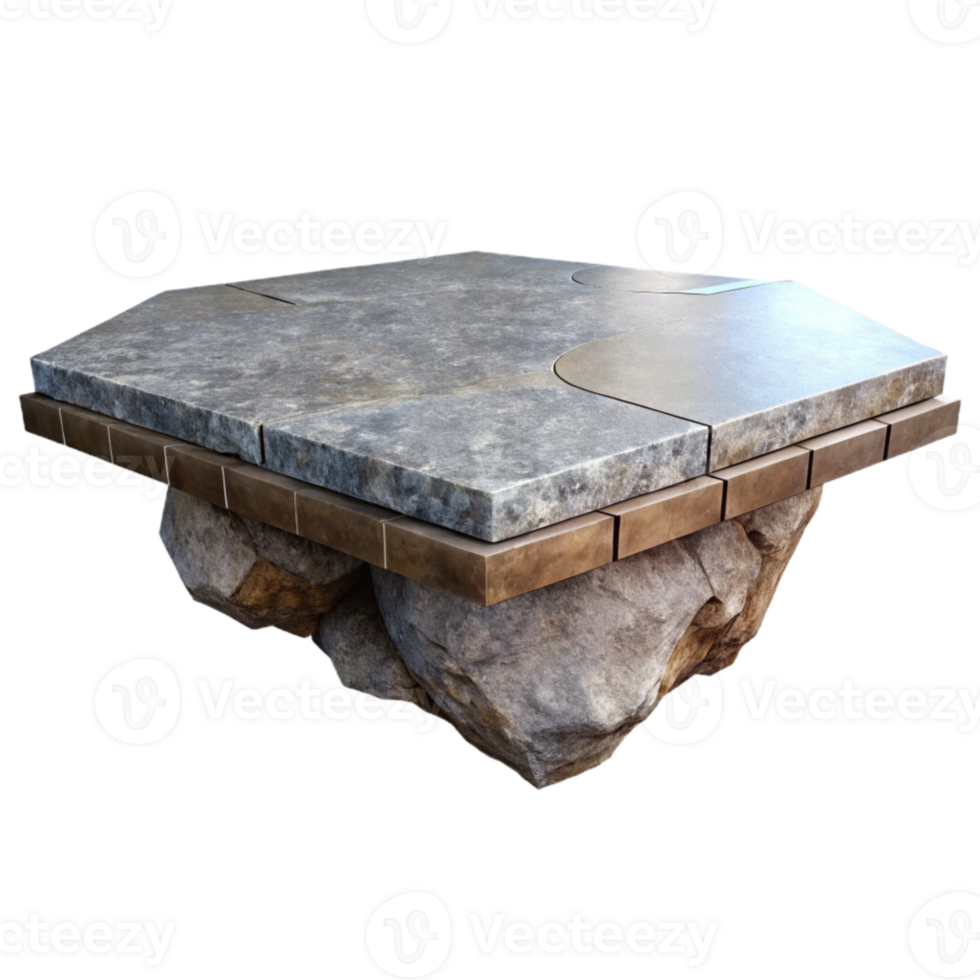 elegant abstract High Tech Floating Platform Cutout Transparent Background high quality png