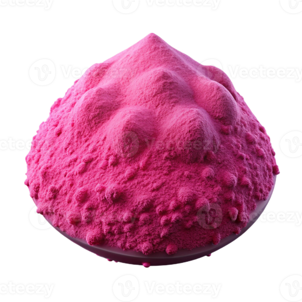 wonderful vintage Holi Powder Vibrant Pink Transparent Background professional png