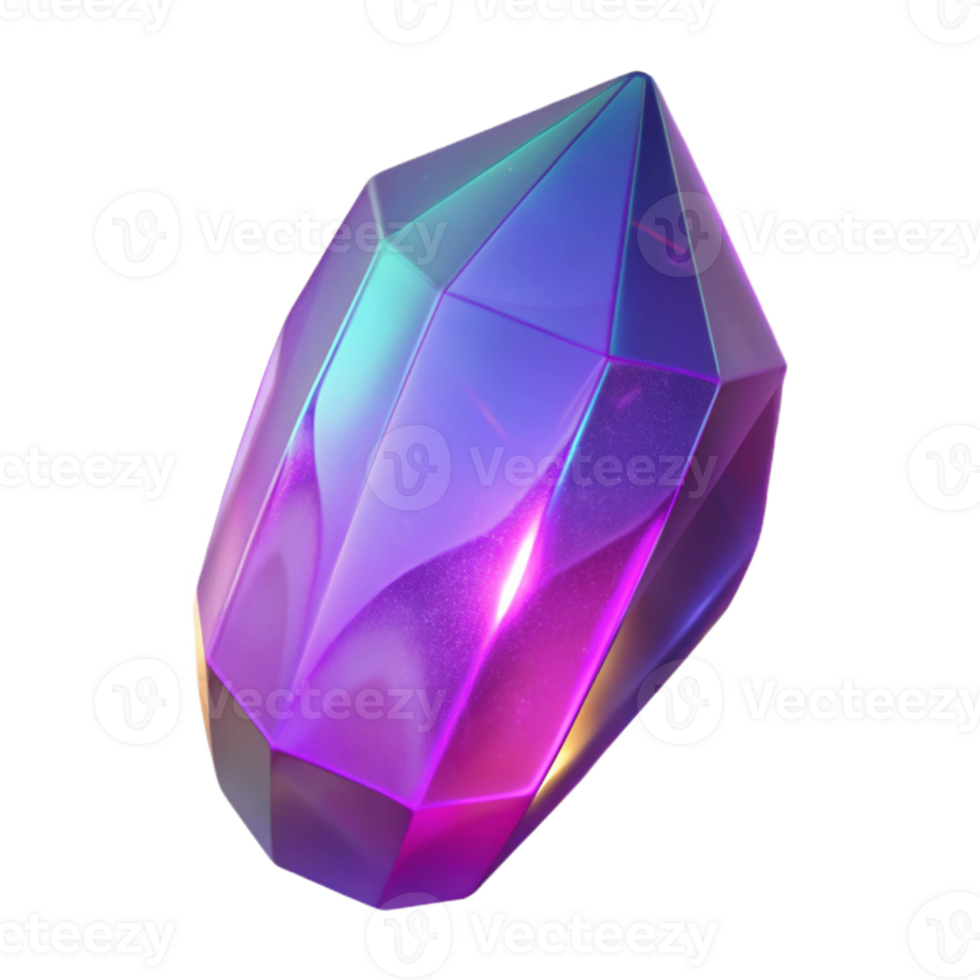 wonderful traditional Holographic Amethyst Isolated with Purple Hue exclusive png