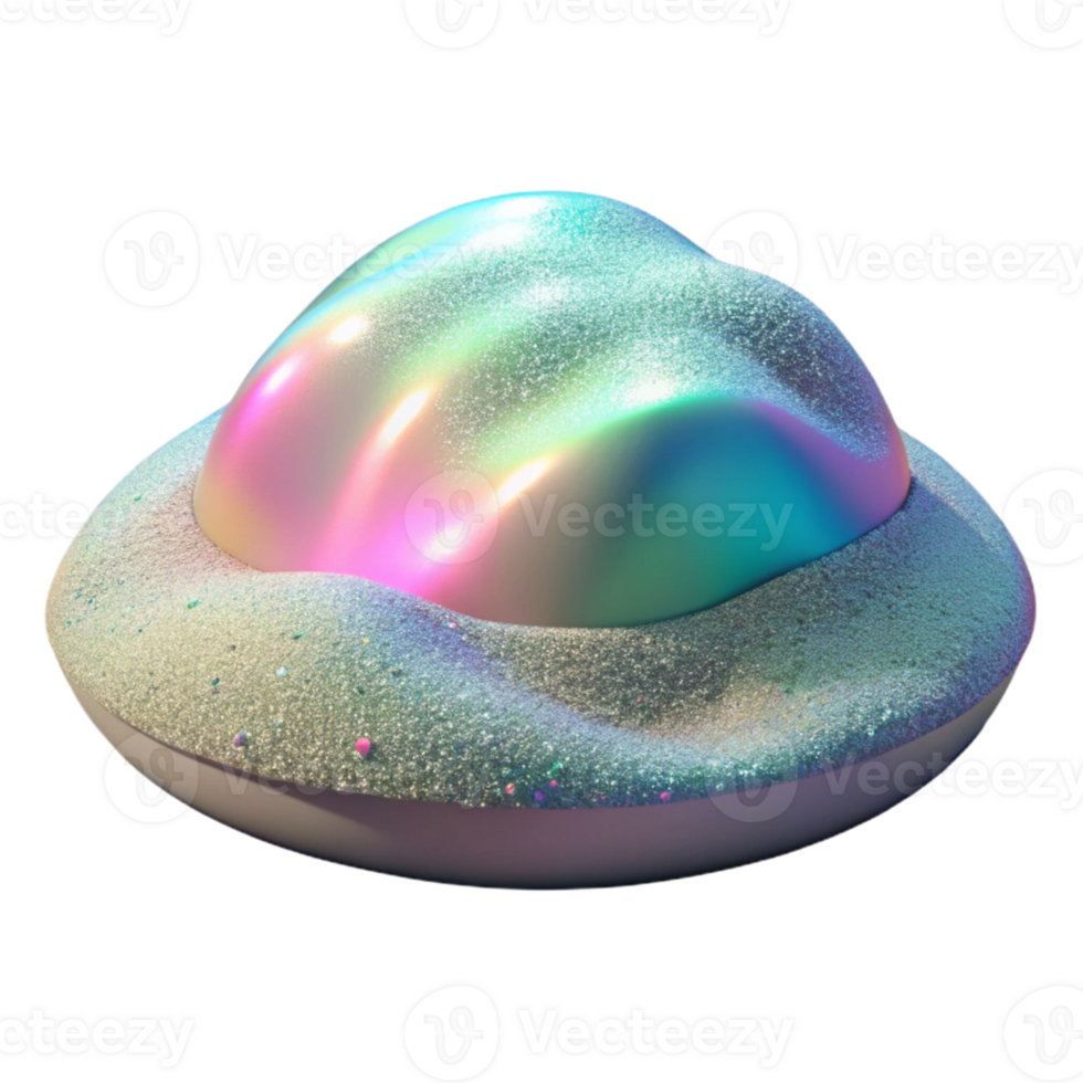 dramatic abstract Holographic Beach Sand Isolated with Granular Texture professional png