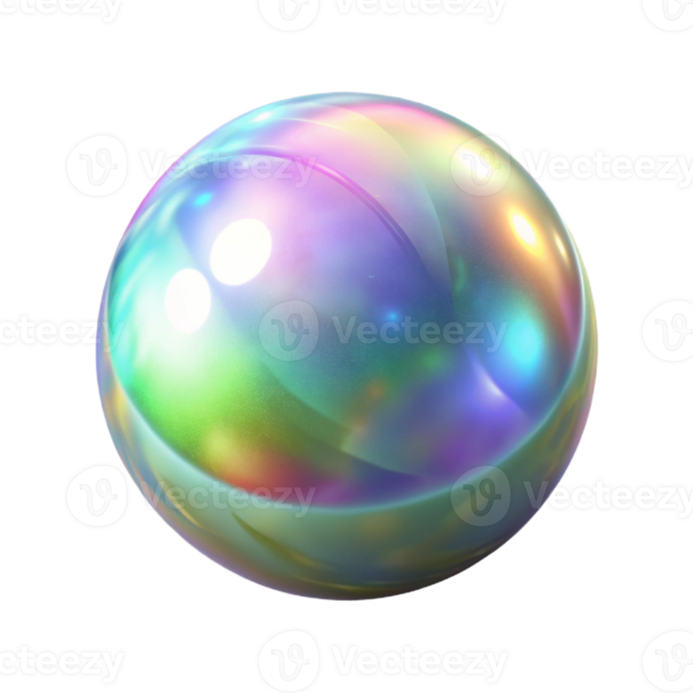 wonderful artistic Holographic Bokeh Isolated on Transparent Background authentic png