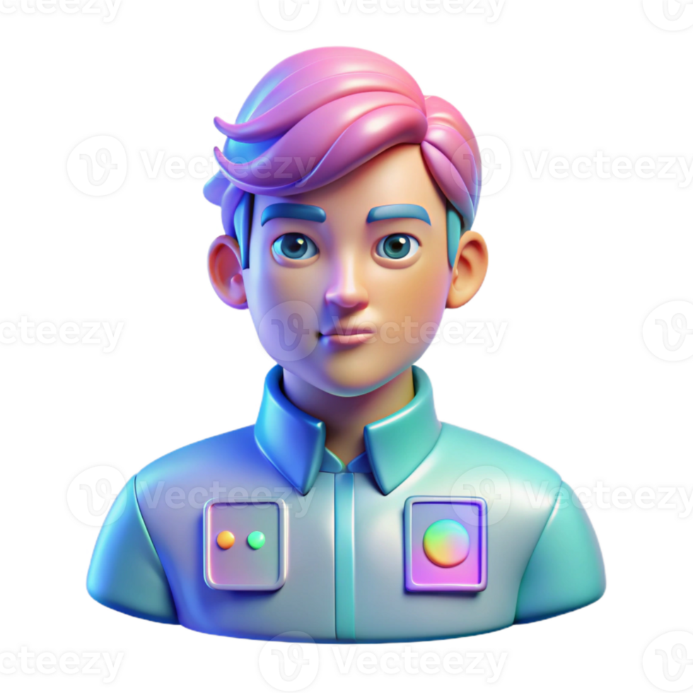 wonderful modern Holographic Companion Avatar Interface Transparent Background Customizable Avatar genuine png