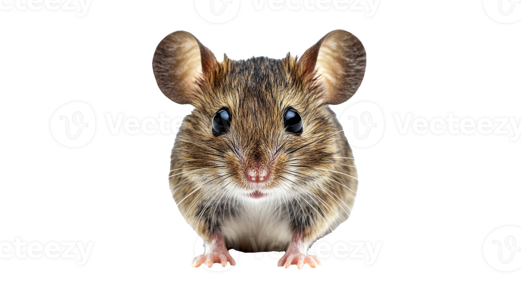 Cute small mouse with large ears and big eyes png