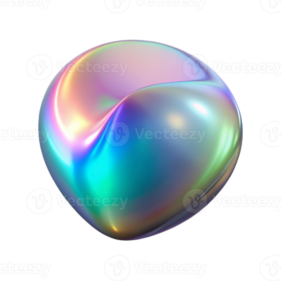 stunning classic Holographic Film Cutout with Iridescent Shine high quality png