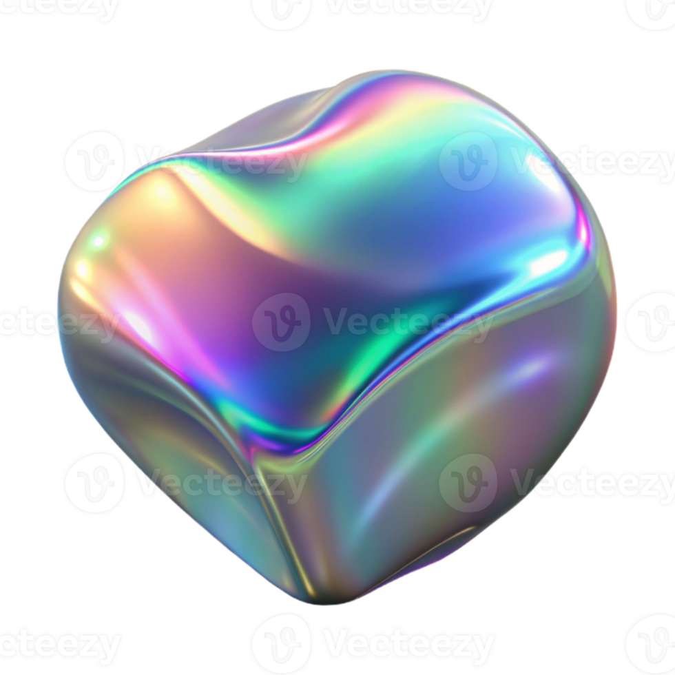 beautiful rustic Holographic Foil Texture Cutout on Transparent Background png