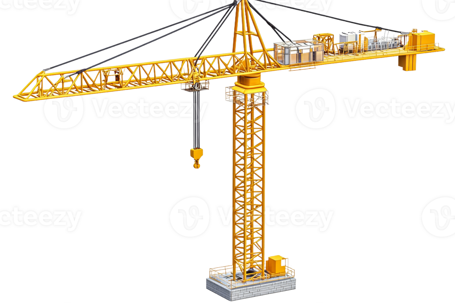 Construction crane working on a building site 58033357 png