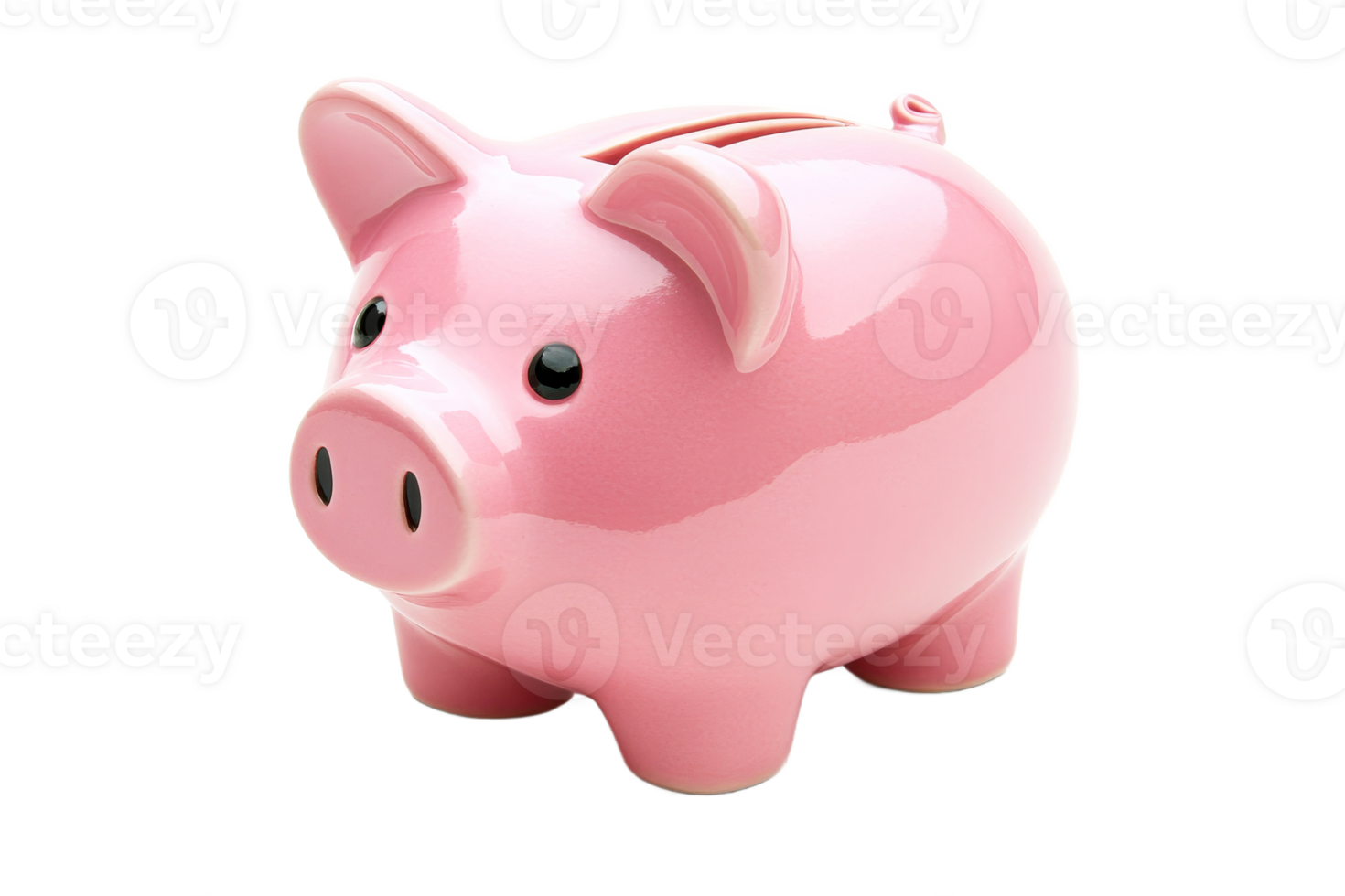 Piggy bank in a classic design ready for savings png
