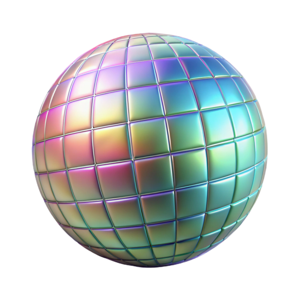 stunning modern Holographic Grid Pattern Overlay Isolated Element genuine png