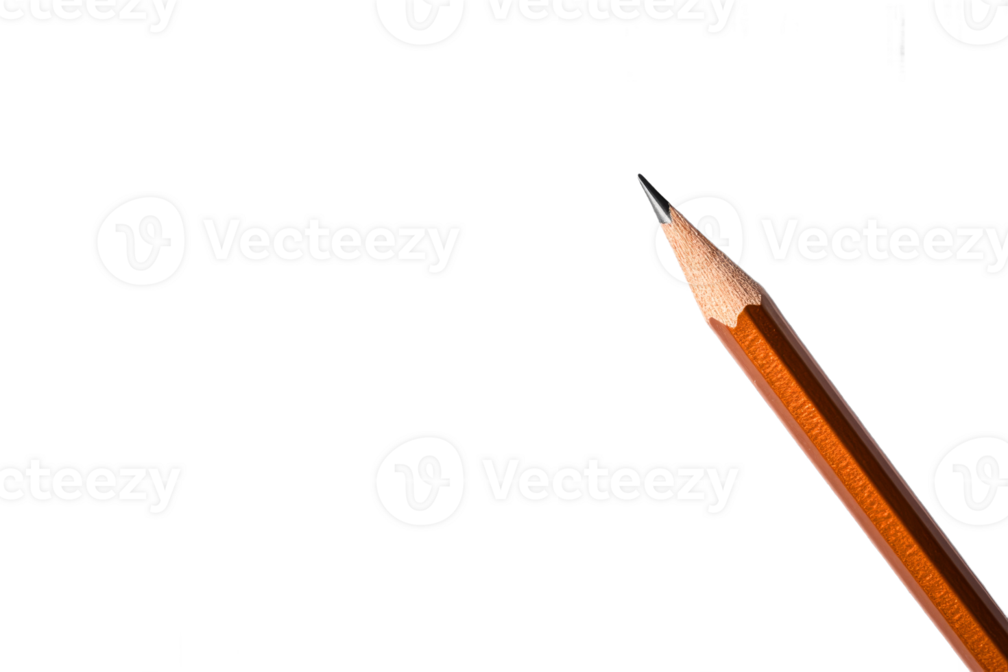 Pencil resting on a clean white surface png