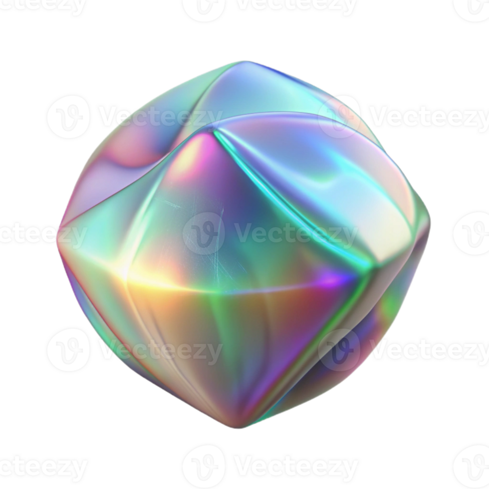 stunning modern Holographic Overlay Texture Isolated Transparent Background professional png