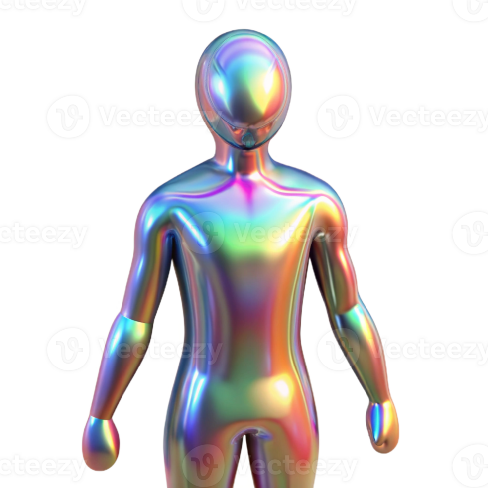 vibrant classic Holographic Projection of a Cityscape Cutout Element high resolution png