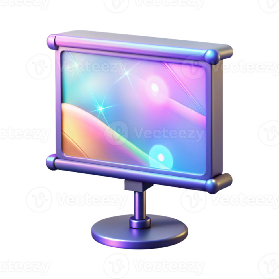 magnificent creative Holographic Projection Screen Interactive Display Cutout png