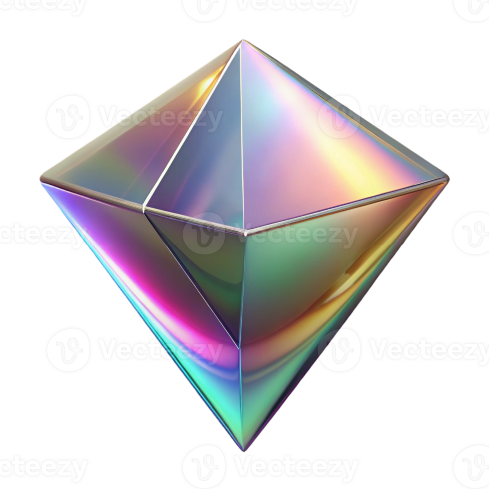 impressive traditional Holographic Reflection Isolated with Prism Effect high quality png