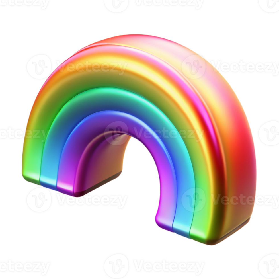 dramatic modern Holographic Reflection Isolated with Prism Effect high quality png