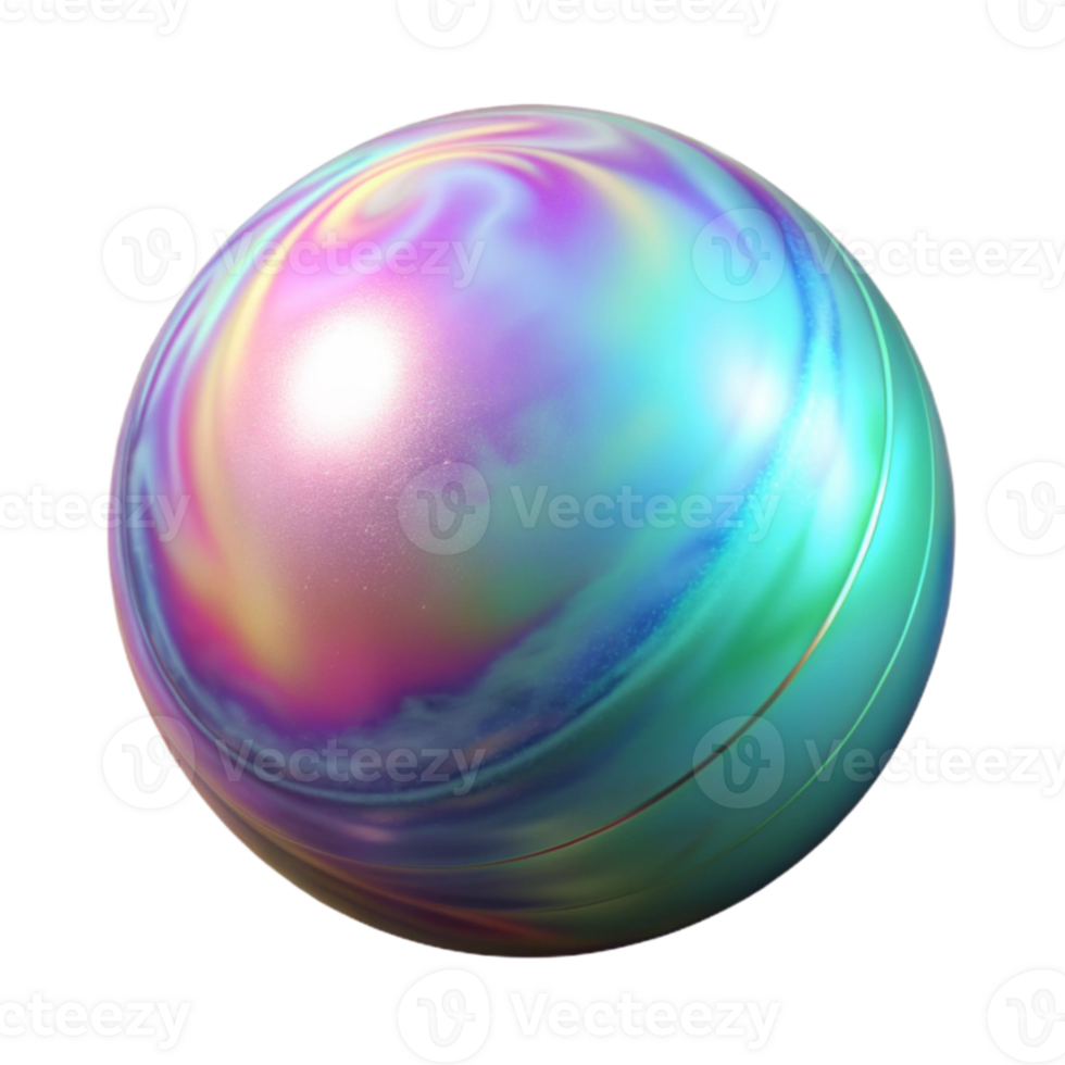 extraordinary modern Holographic Sphere Overlay Cutout Isolated high quality png