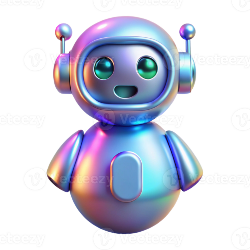 elegant traditional Holographic Support System Chatbot Transparent Background Supportive Dialogue detailed png
