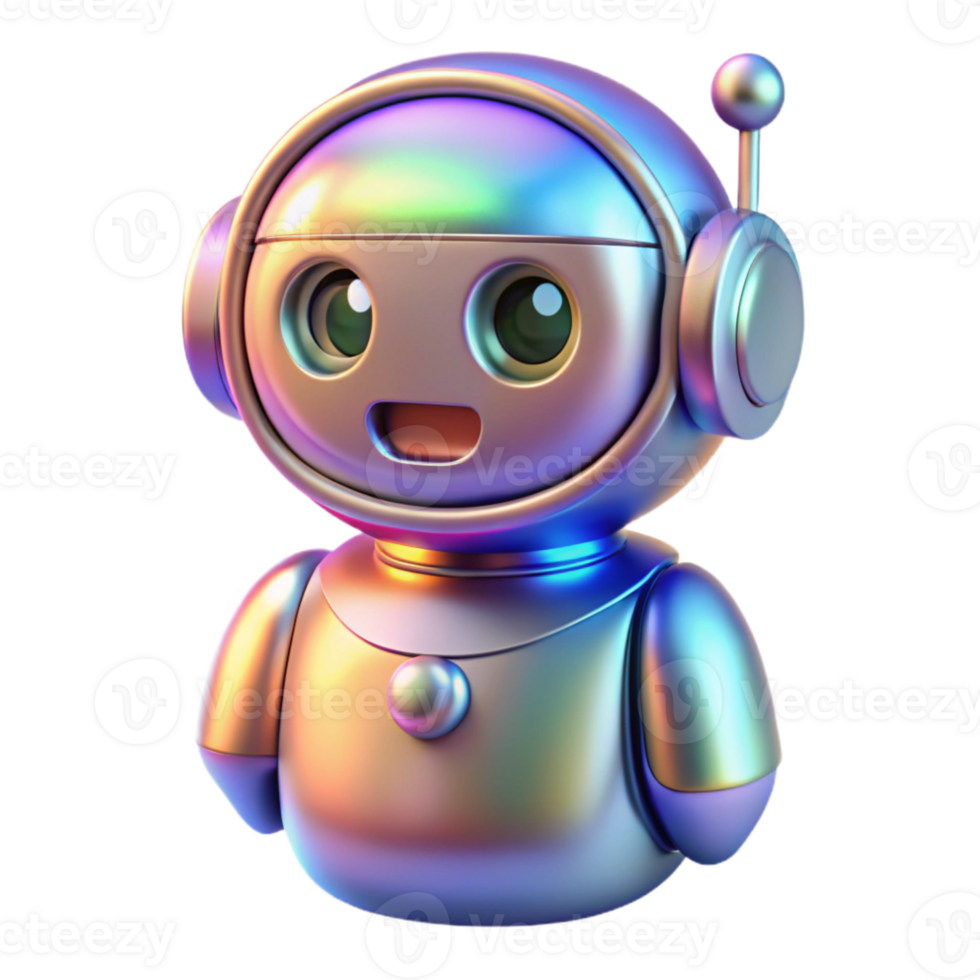 magnificent minimalist Holographic Support System Chatbot Transparent Background Supportive Dialogue high resolution png