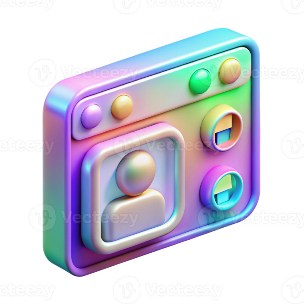 dramatic traditional Holographic Call Interface Grid View Cutout exclusive png