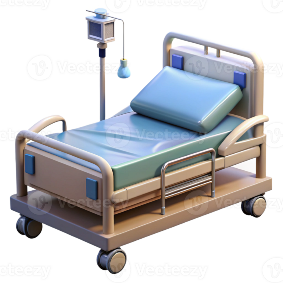 magnificent classic Hospital Bed with Patient Monitor Transparent genuine png