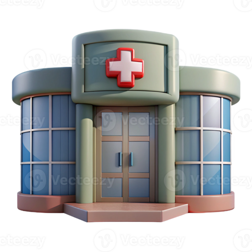 elegant classic Hospital Building Entrance Glass Doors Cutout genuine png