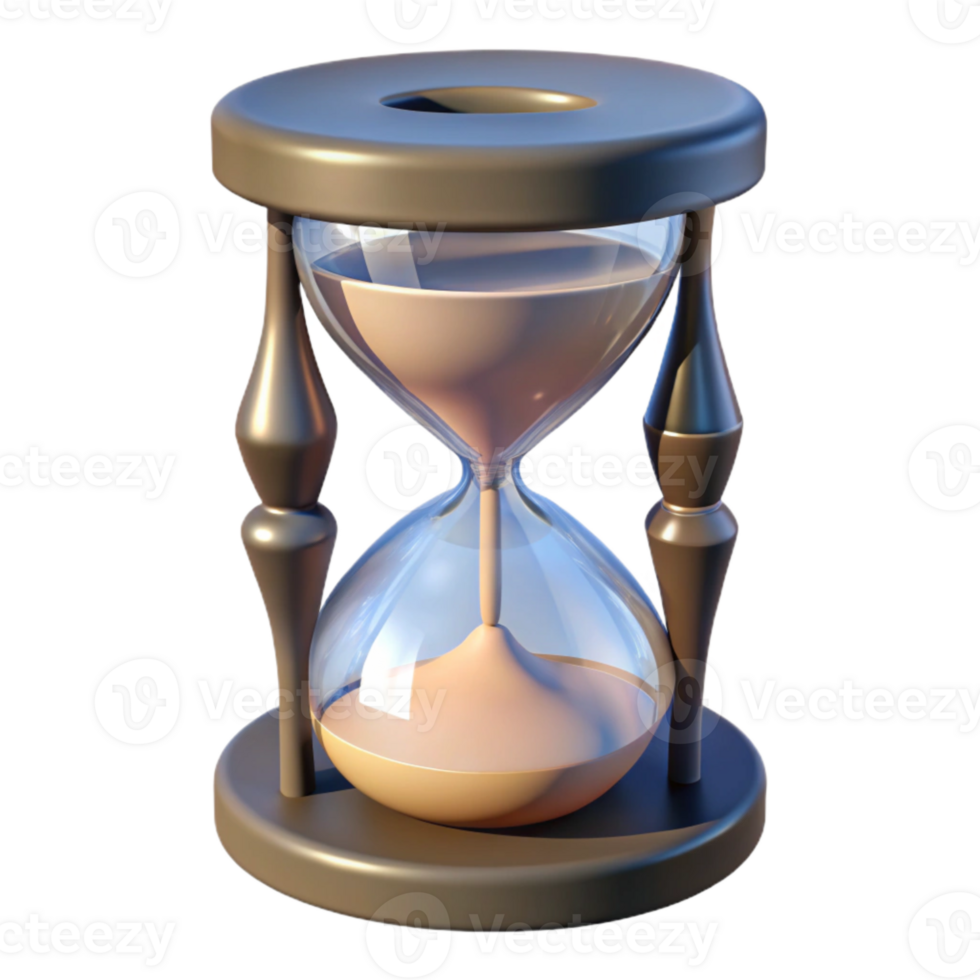 extraordinary modern Hourglass Empty Bottom Angle Transparent Background original png