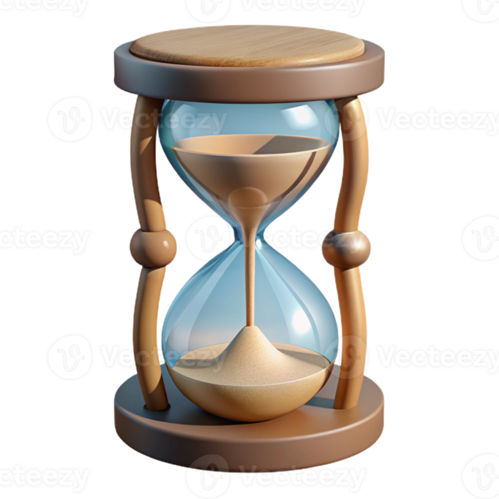 beautiful contemporary Hourglass Empty Bottom Angle Transparent Background original png