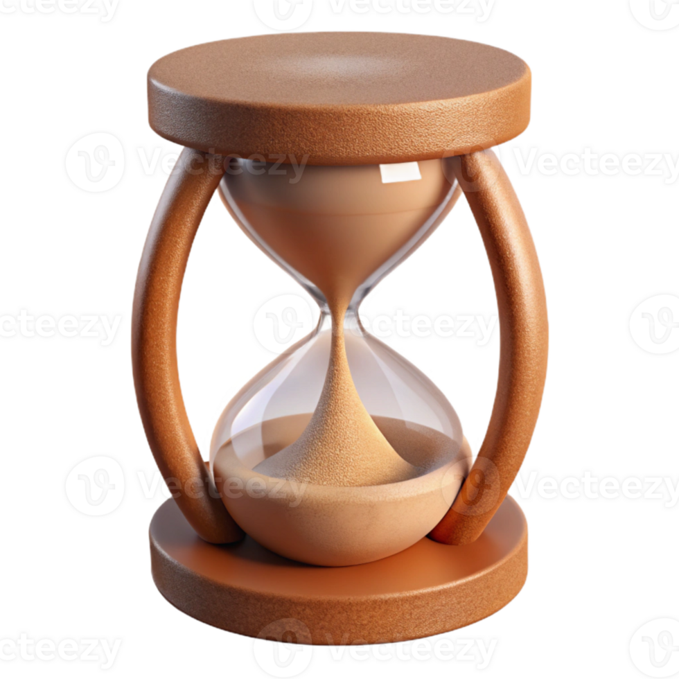 beautiful vintage Hourglass Sand Grains Close Up Macro Cutout high resolution png