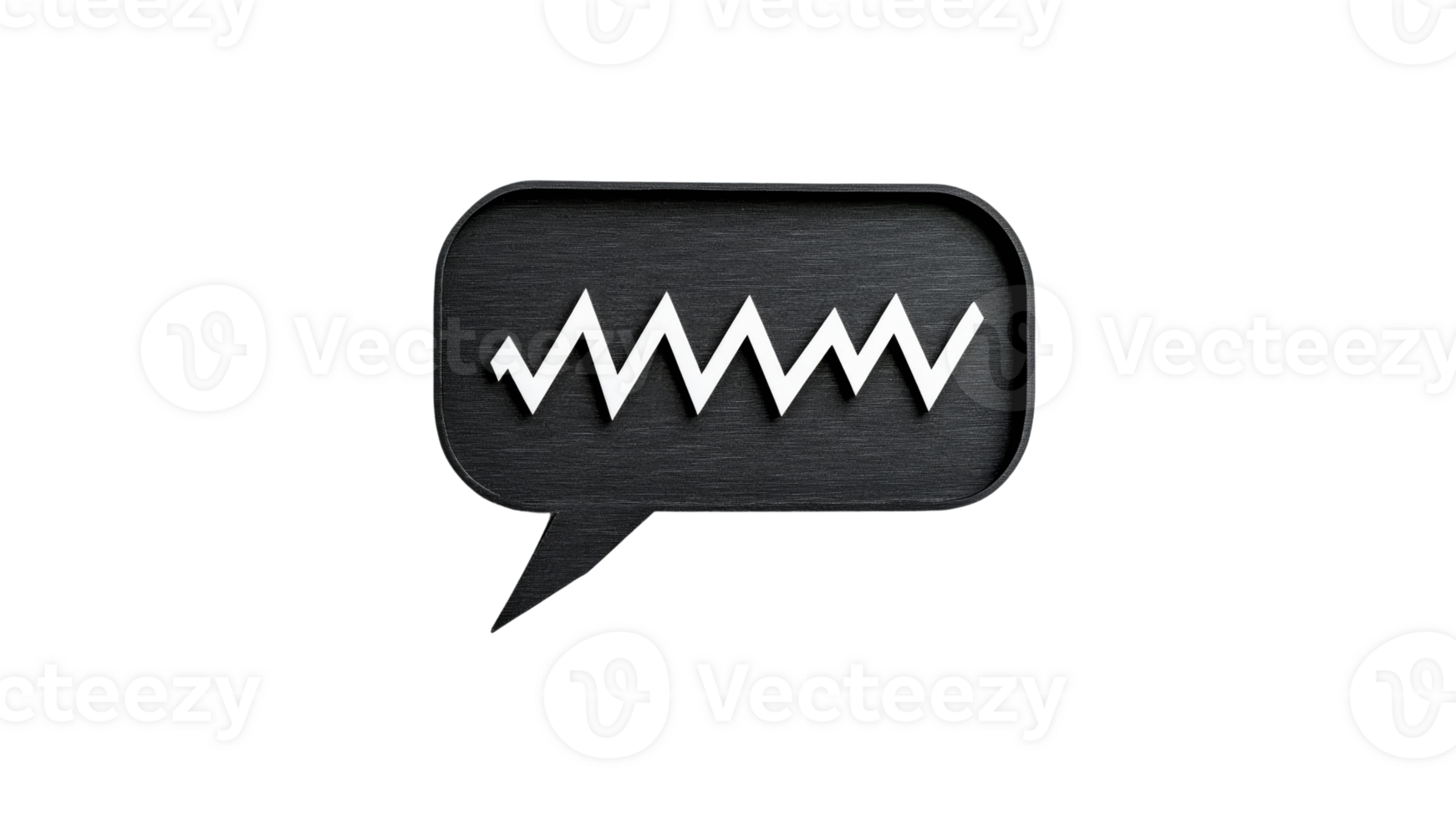 Abstract speech bubble design png