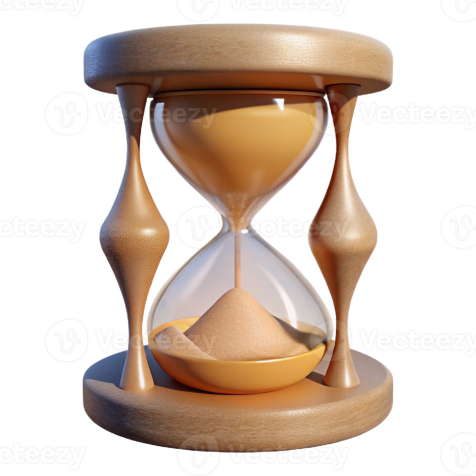 extraordinary vintage Hourglass Sand Texture Macro View Isolated png