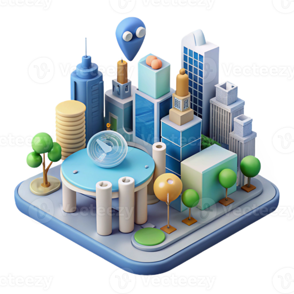 serene traditional Human Centered Design for Smart City Solutions Transparent Background authentic png