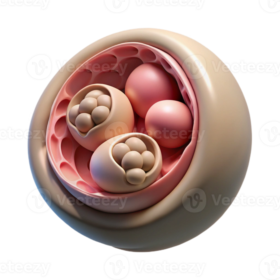 vibrant vintage Human Embryo Development Stages Illustration Isolated high resolution png