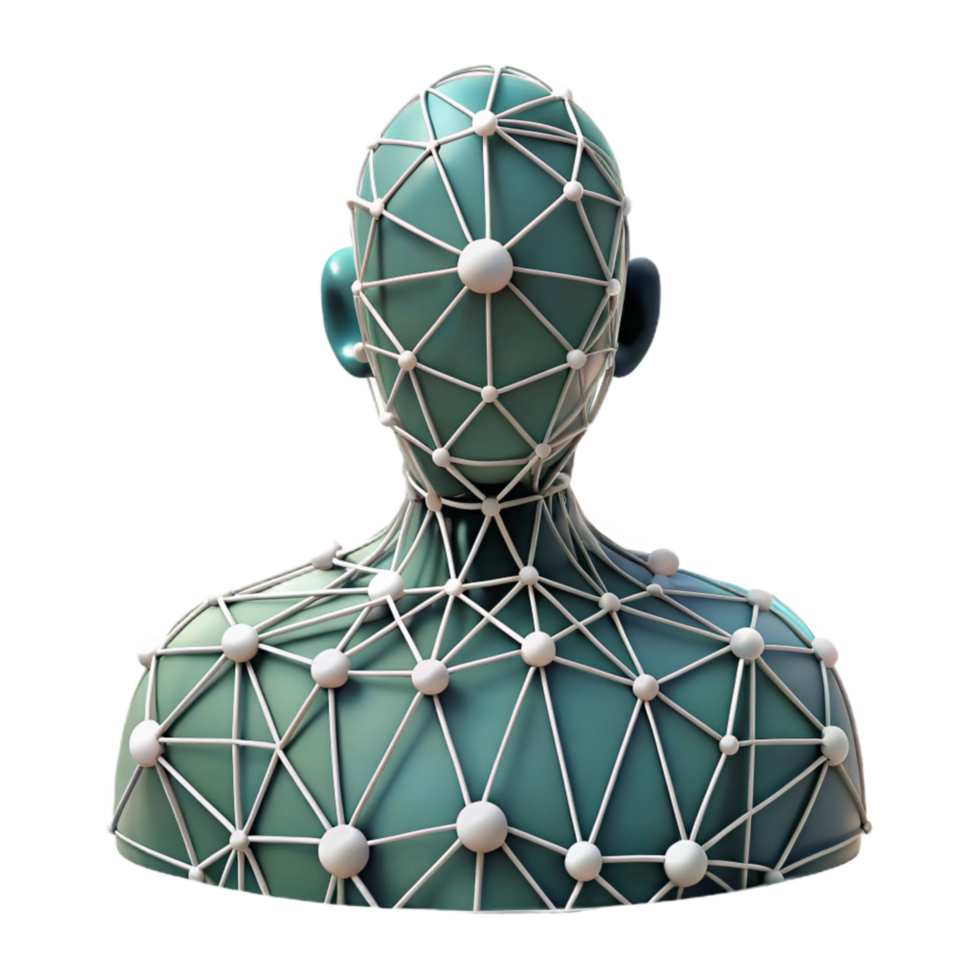 magnificent artistic Human Silhouette Merging with Technology Cutout exclusive png