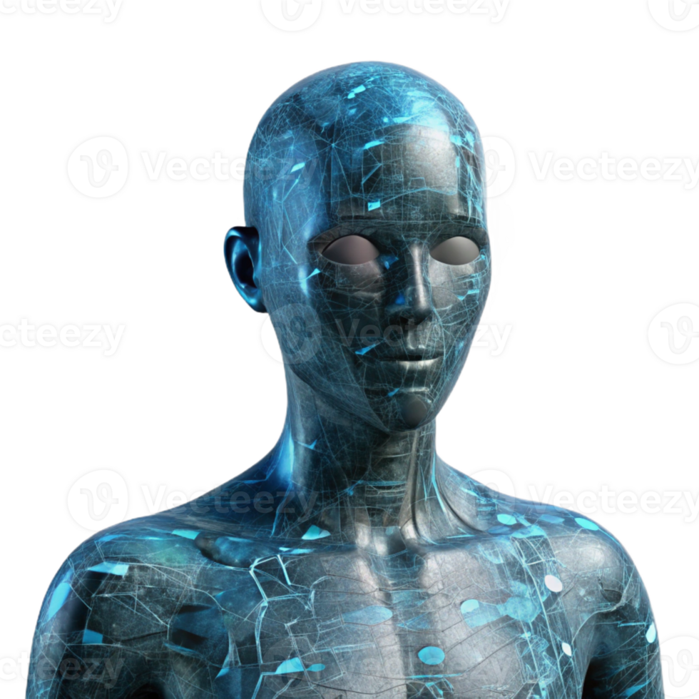 stunning rustic Human Silhouette Merging with Technology Cutout exclusive png