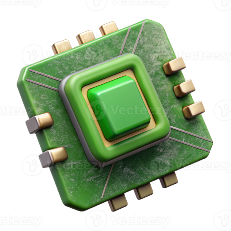 extraordinary artistic Hunter Green Synthetic Biochip Cutout high resolution png