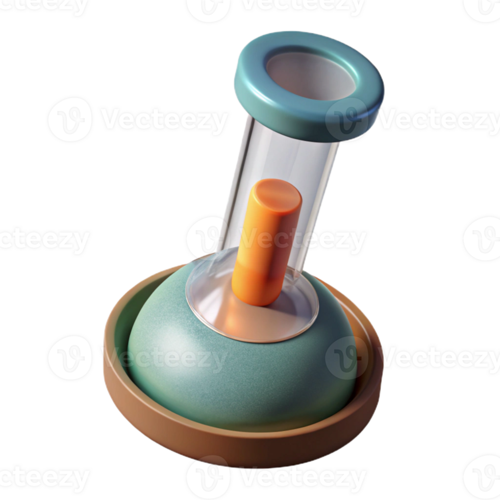 dramatic abstract Hydrometer in Graduated Cylinder Cutout premium png
