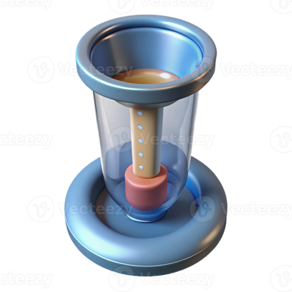 stunning modern Hydrometer in Beaker Transparent Background premium png