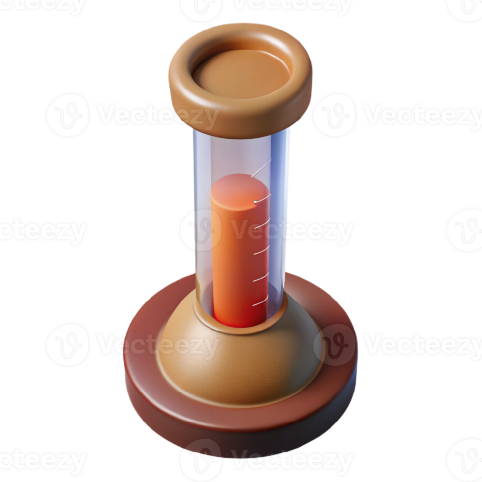 extraordinary artistic Hydrometer in Graduated Cylinder Cutout original png