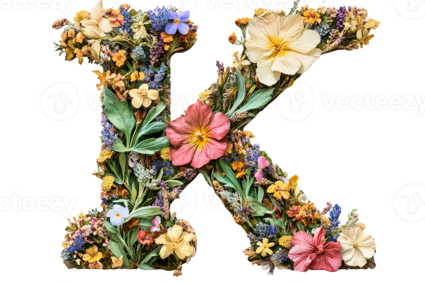 Flower arrangement shaped like a letter png