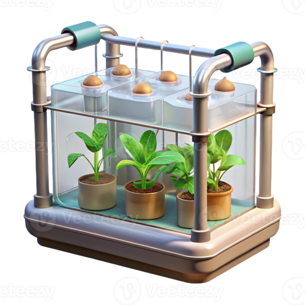 extraordinary classic Hydroponic System with Automated Irrigation Transparent professional png