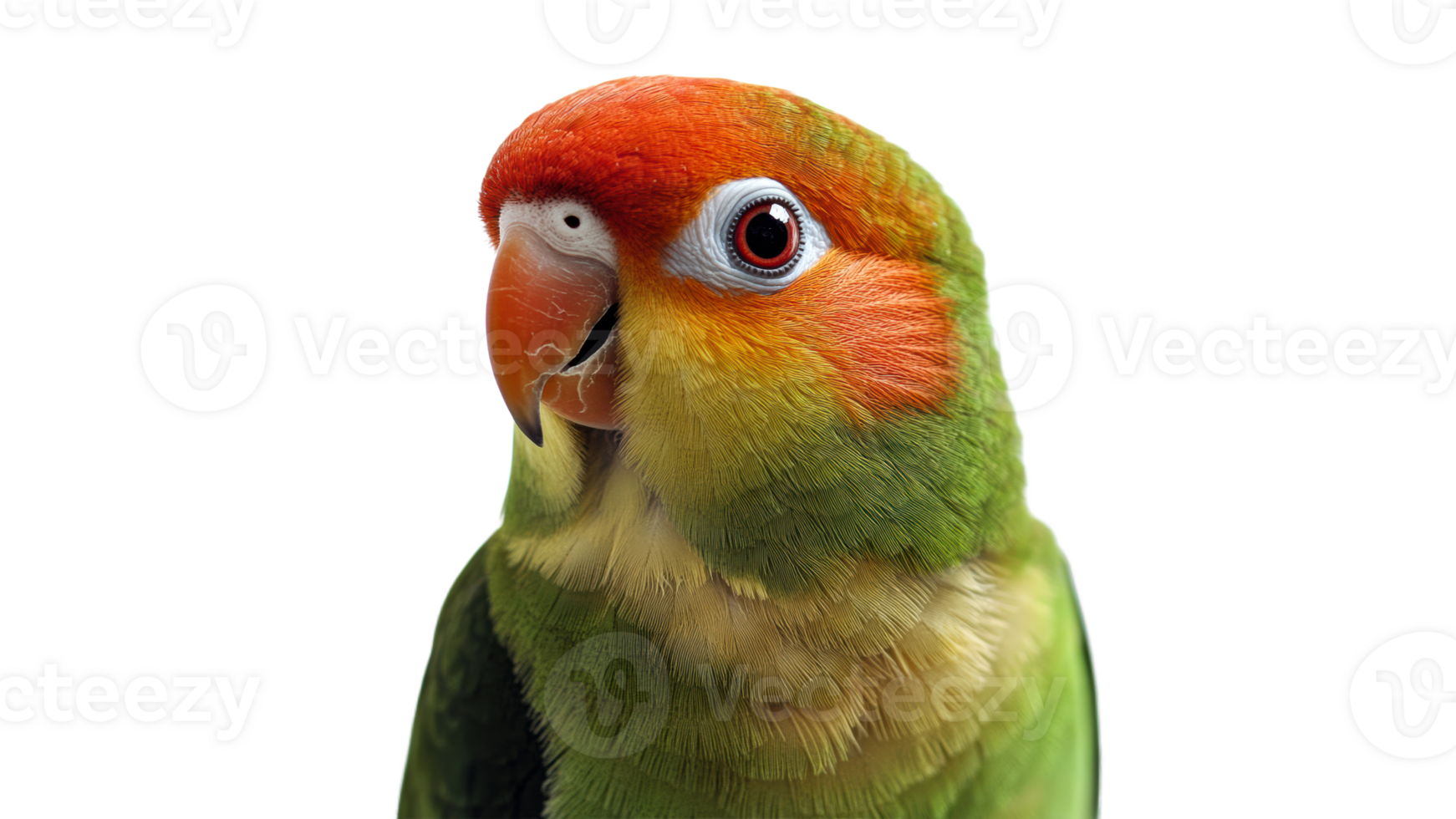 Bright, distinctive parrot with vivid colors png