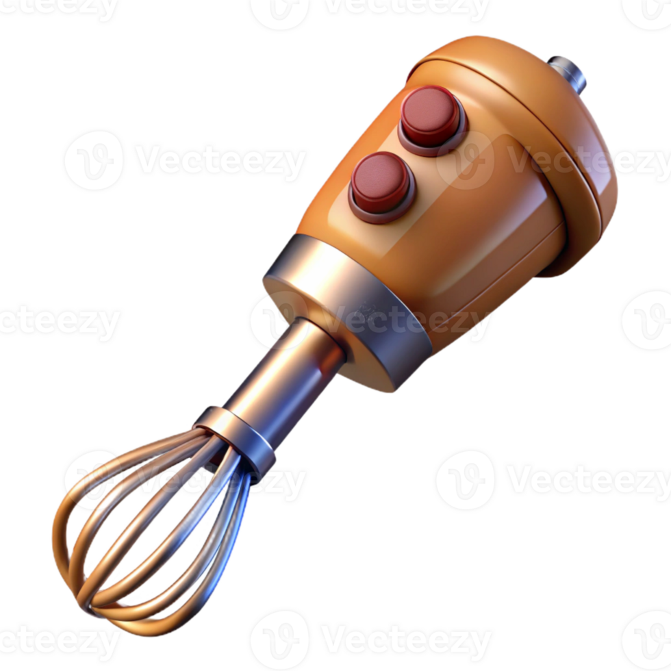 magnificent traditional Immersion Blender with Chopping Blade Isolated premium png