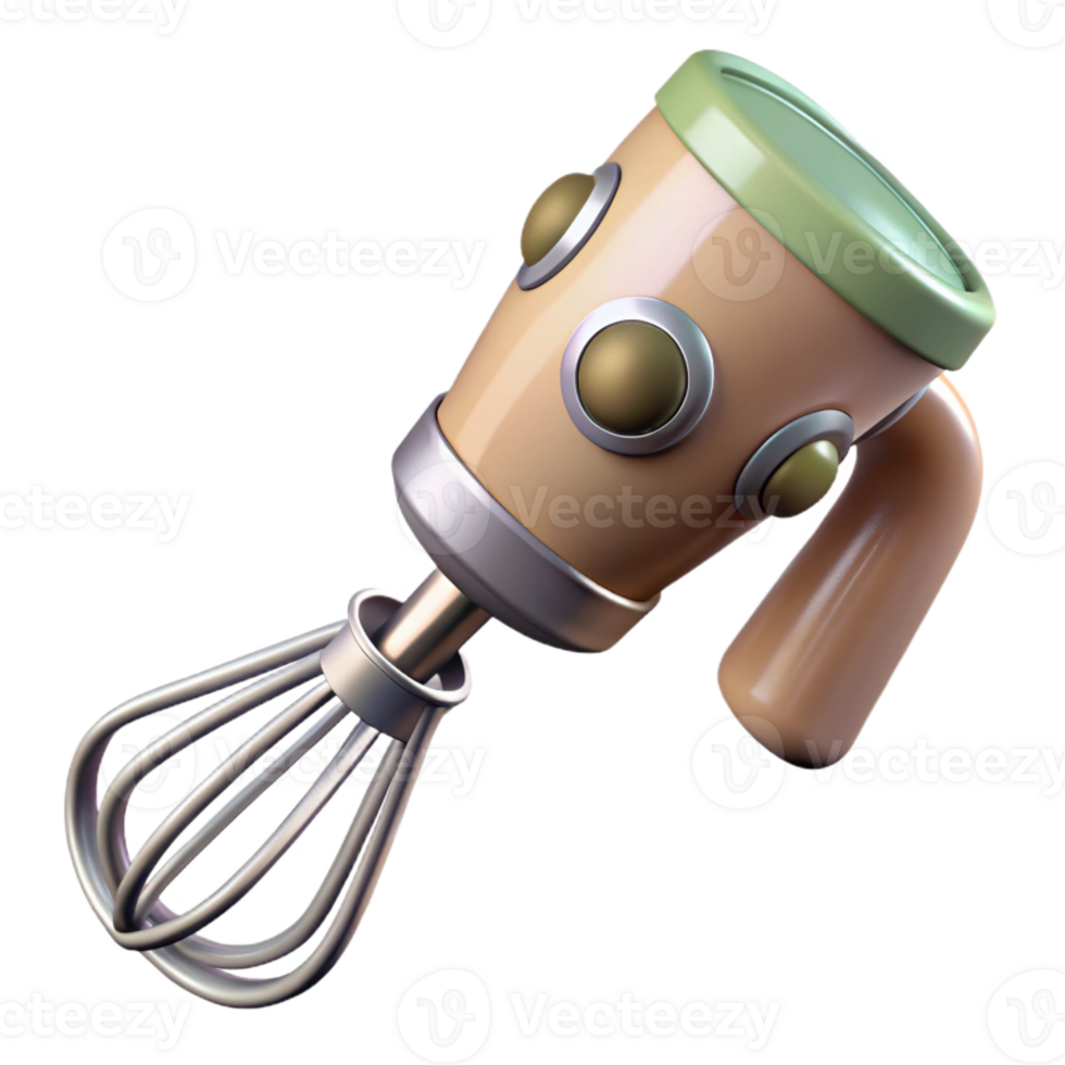 impressive modern Immersion Blender with Chopping Blade Isolated high resolution png