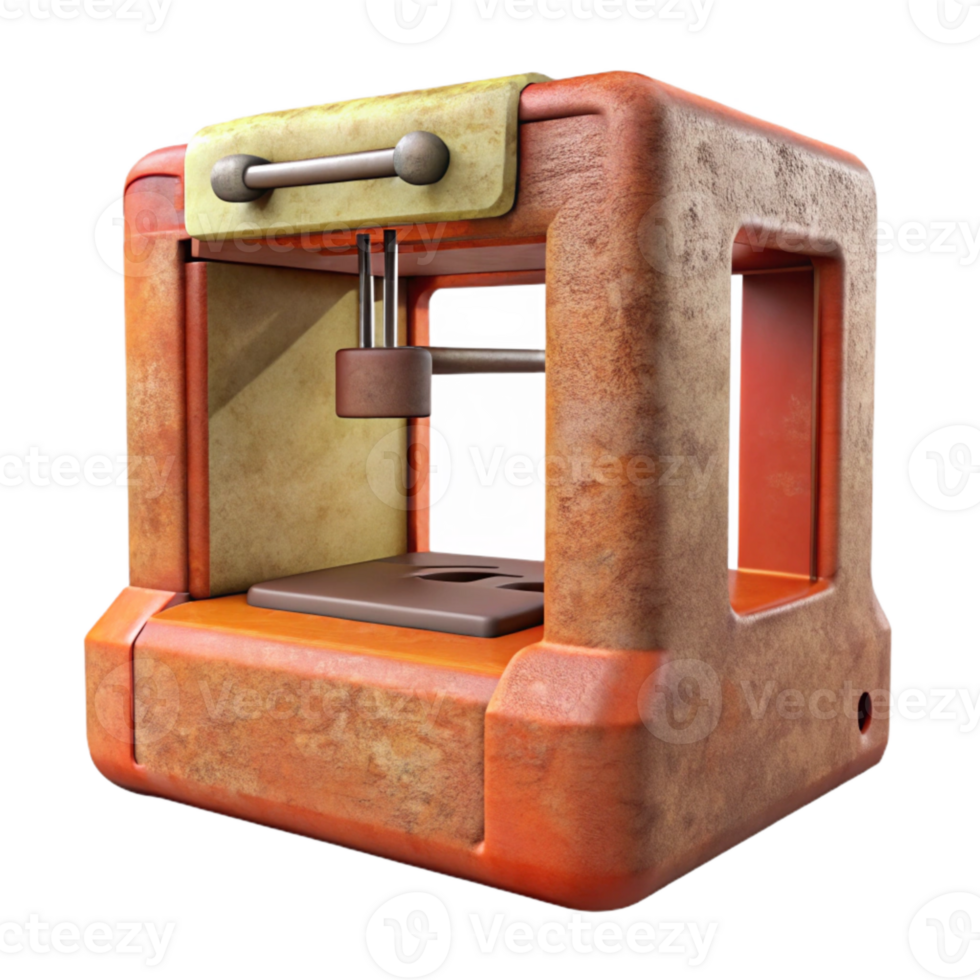 stunning traditional Industrial 3d Printer Front View Cutout premium png