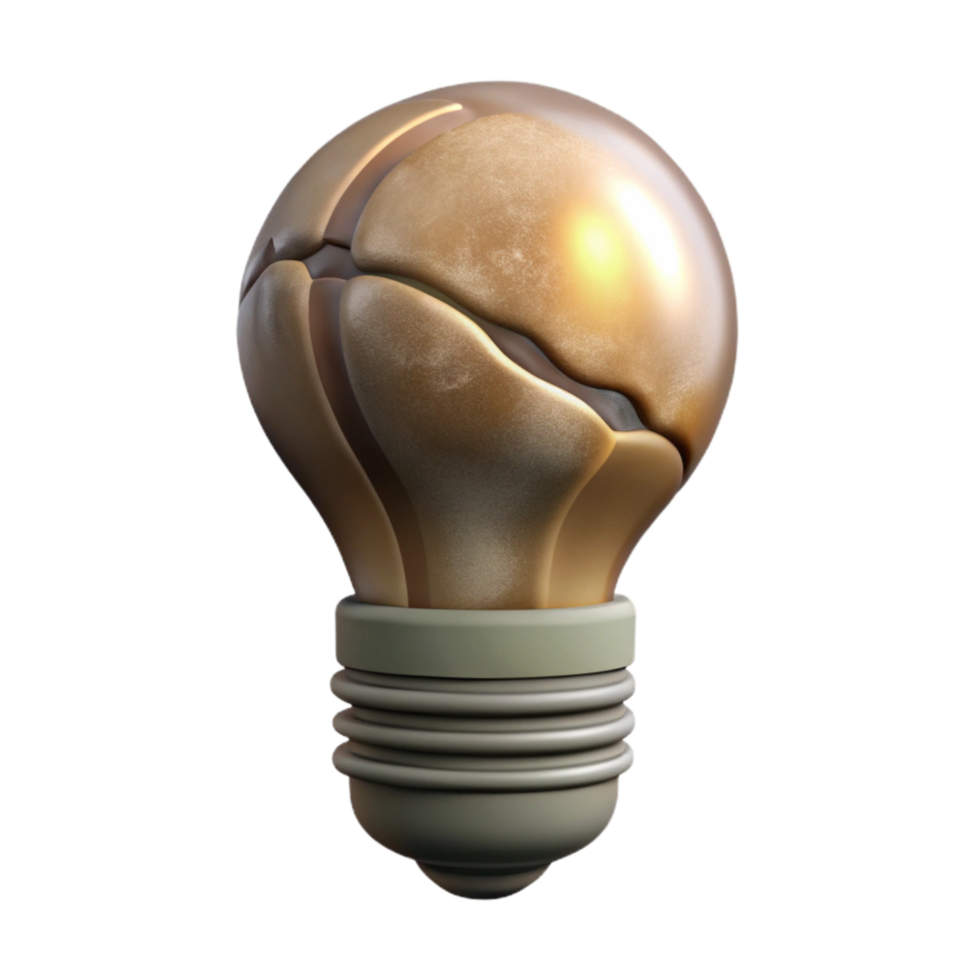 beautiful creative Inherited Knowledge Symbolic Lightbulb Transparent Background genuine png